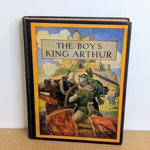 Vintage The Boy’s King Arthur | N.C. Wyeth Illustrated | Scribner’s